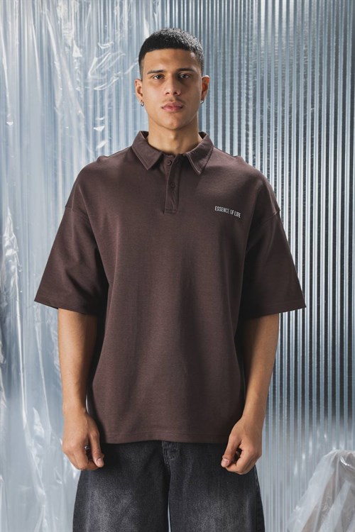 Wholesale Mens Brown Polo T-Shirt 
