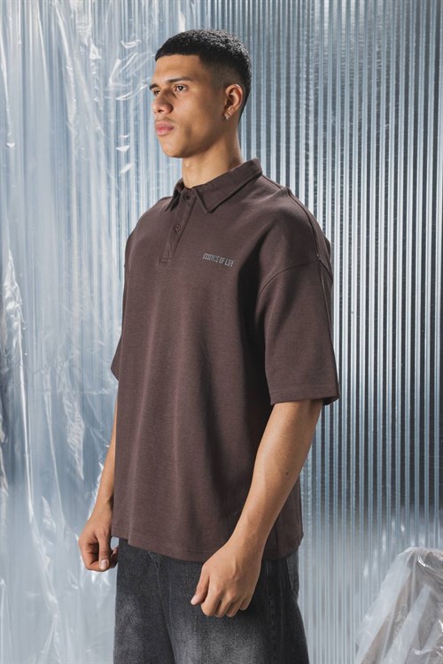 Wholesale Mens Brown Polo T-Shirt 