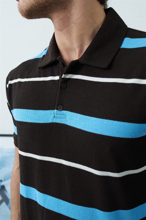 Wholesale Mens Brown Polo T-Shirt