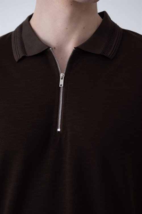 Wholesale Mens Brown Polo T-Shirt