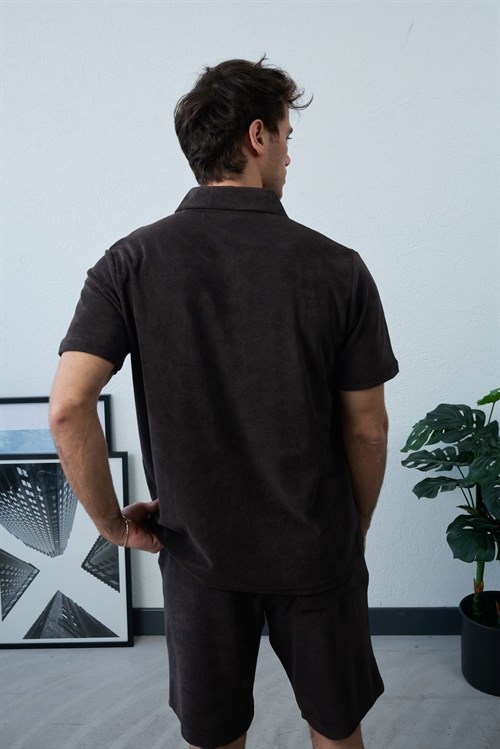 Wholesale Mens Brown Polo T-Shirt