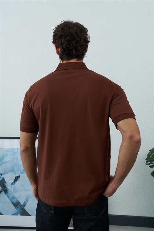 Wholesale Mens Brown Polo T-Shirt