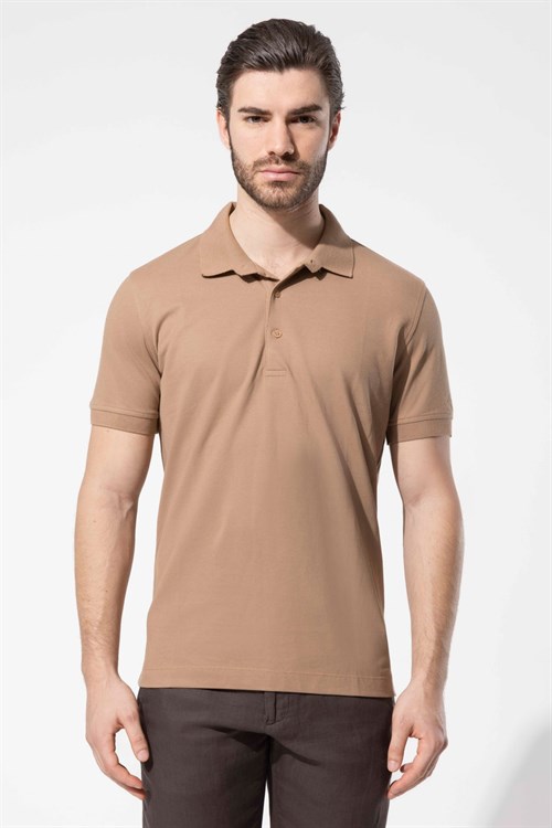 Wholesale Mens Brown Polo T-Shirt