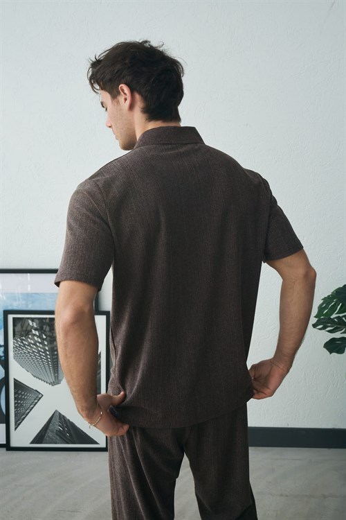 Wholesale Mens Brown Polo T-Shirt