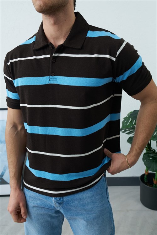 Wholesale Mens Brown Polo T-Shirt