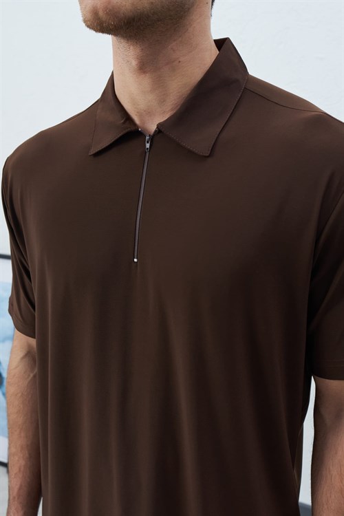 Wholesale Mens Brown Polo T-Shirt