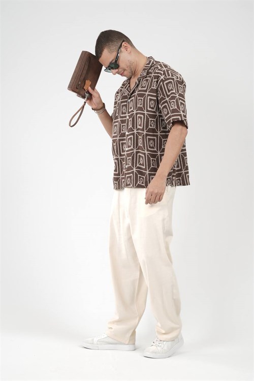 Wholesale Mens Brown Shirt
