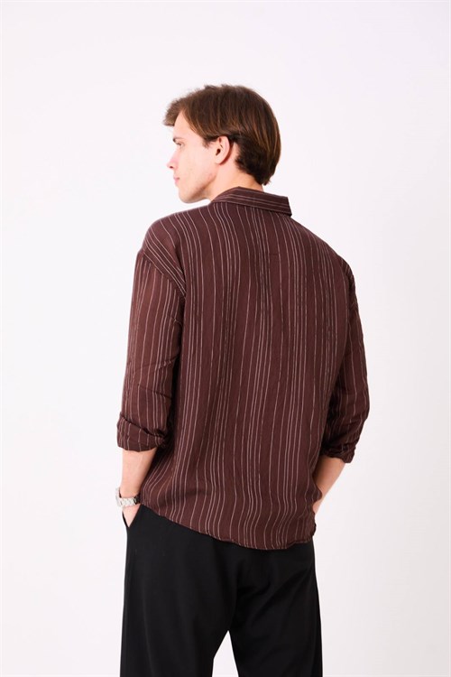 Wholesale Mens Brown Shirt 