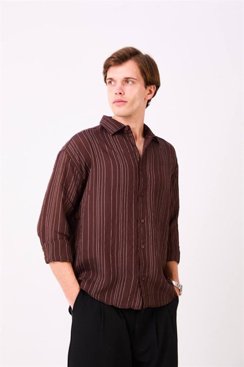 Wholesale Mens Brown Shirt 