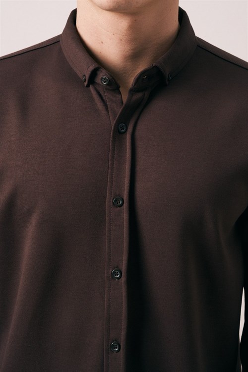 Wholesale Mens Brown Shirt