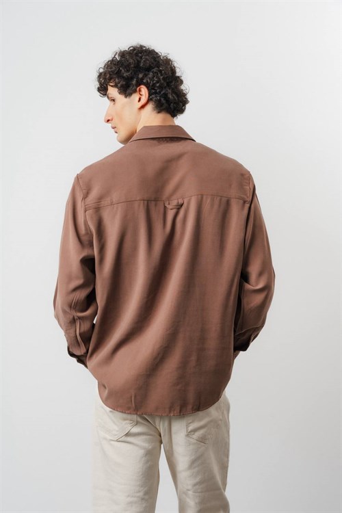 Wholesale Mens Brown Shirt