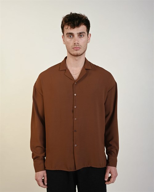 Wholesale Mens Brown Shirt
