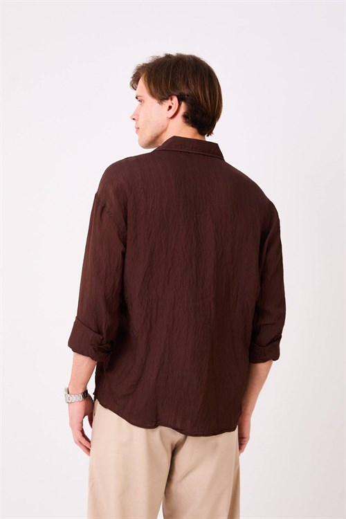 Wholesale Mens Brown Shirt 