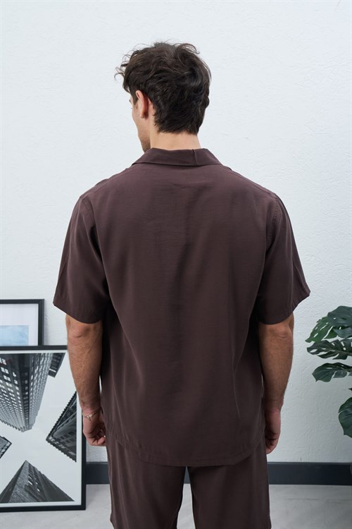 Wholesale Mens Brown Shirt