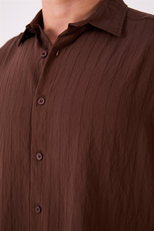 Wholesale Mens Brown Shirt 