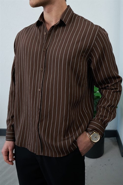 Wholesale Mens Brown Shirt