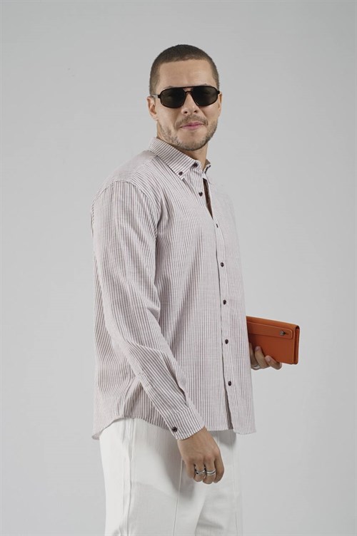 Wholesale Mens Brown Shirt