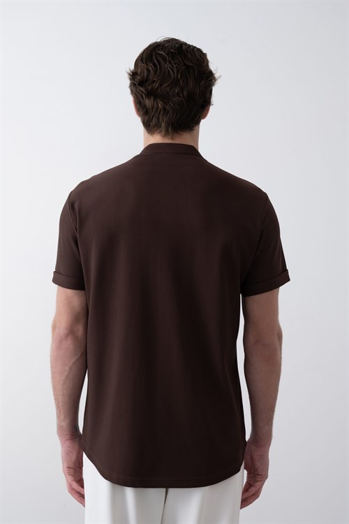 Wholesale Mens Brown Shirt