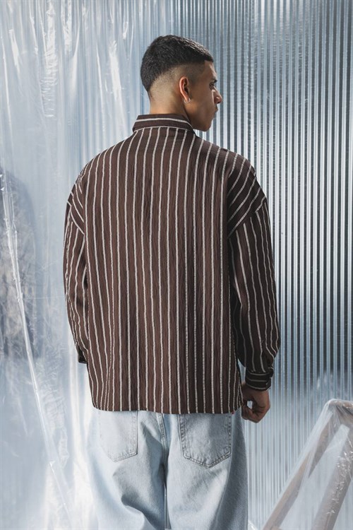 Wholesale Mens Brown Shirt