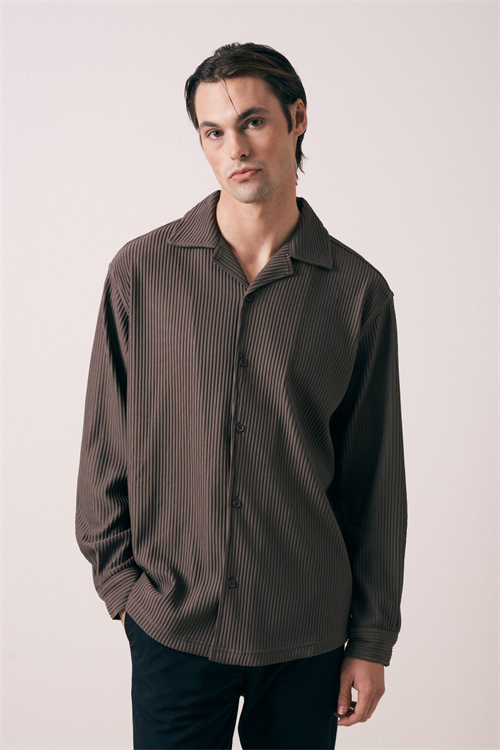 Wholesale Mens Brown Shirt