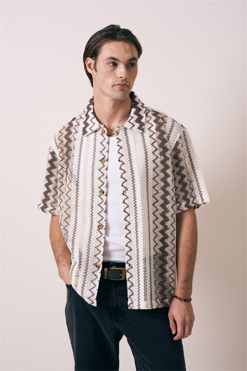 Wholesale Mens Brown Shirt