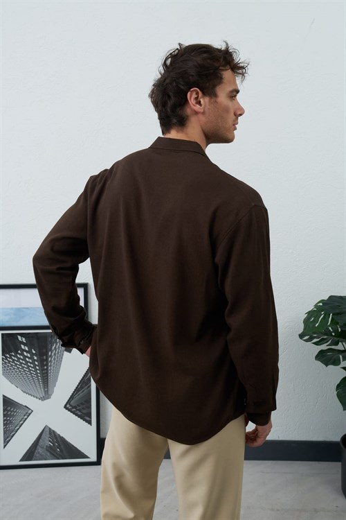 Wholesale Mens Brown Shirt