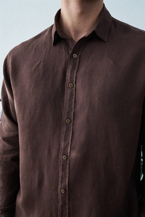 Wholesale Mens Brown Shirt