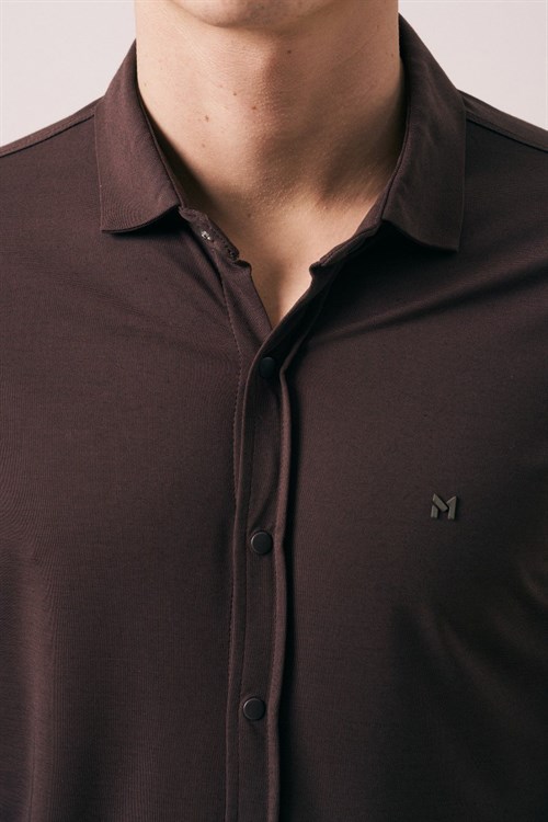 Wholesale Mens Brown Shirt
