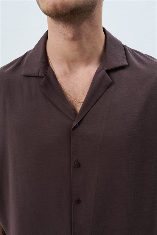 Wholesale Mens Brown Shirt