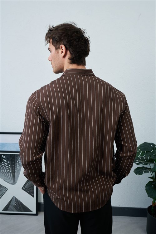 Wholesale Mens Brown Shirt