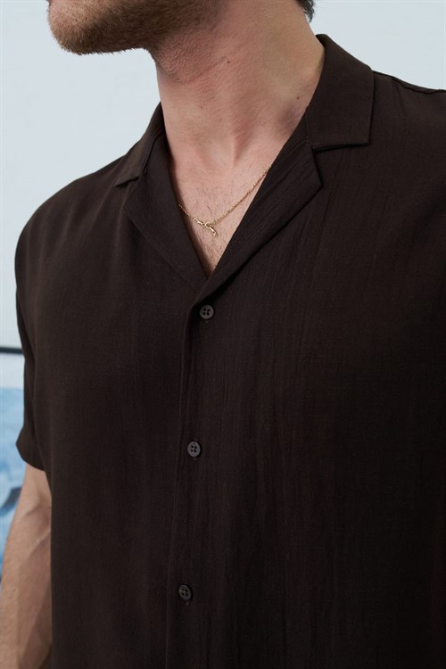 Wholesale Mens Brown Shirt