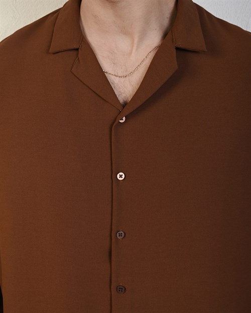 Wholesale Mens Brown Shirt