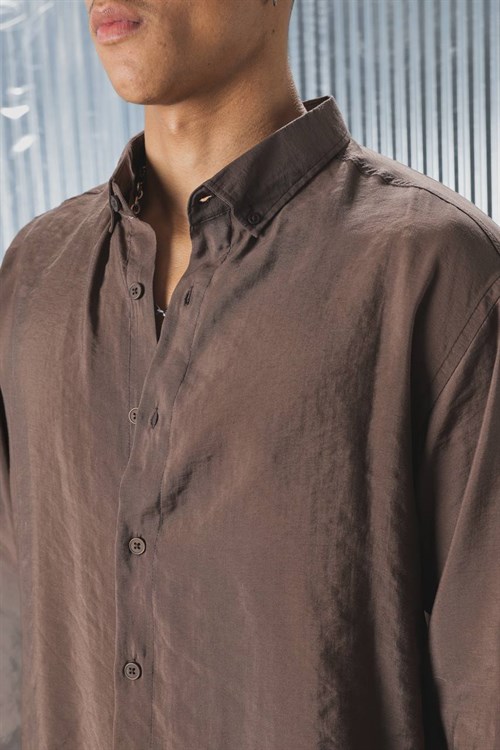 Wholesale Mens Brown Shirt