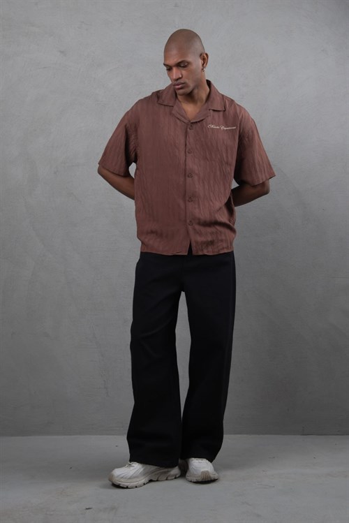 Wholesale Mens Brown Shirt
