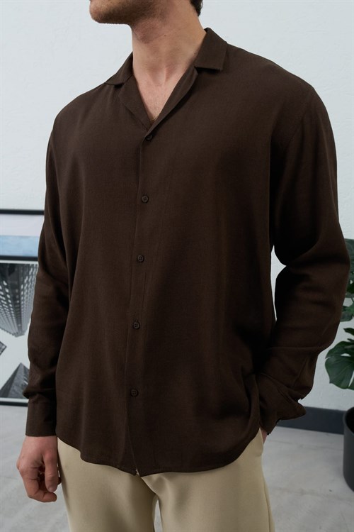 Wholesale Mens Brown Shirt