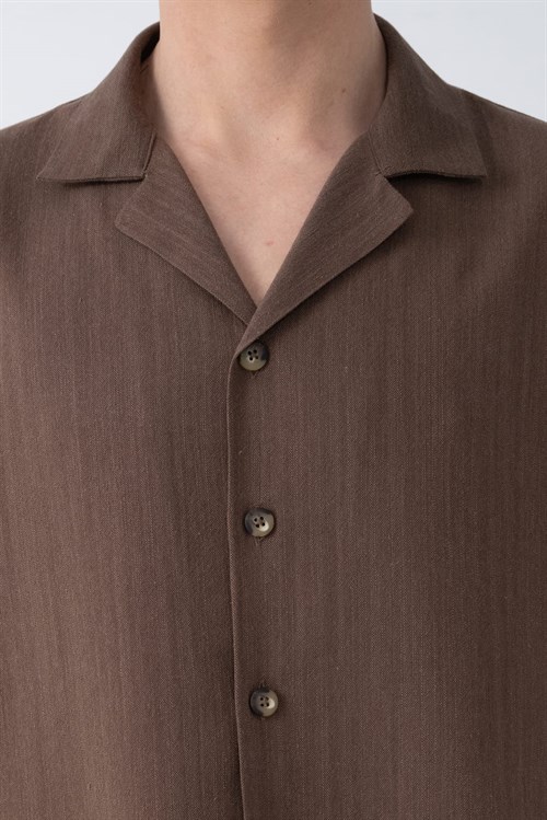 Wholesale Mens Brown Shirt