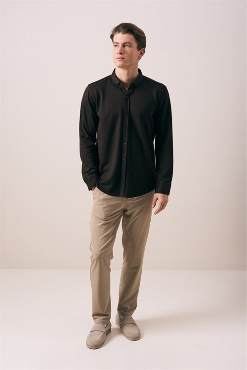 Wholesale Mens Brown Shirt