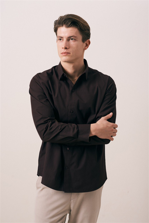 Wholesale Mens Brown Shirt