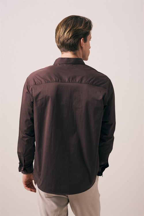 Wholesale Mens Brown Shirt