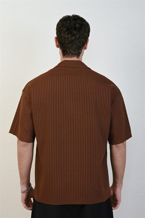 Wholesale Mens Brown Shirt