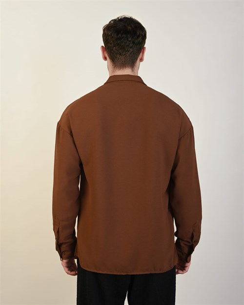 Wholesale Mens Brown Shirt