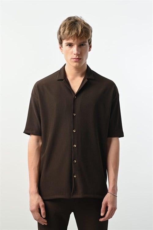 Wholesale Mens Brown Shirt