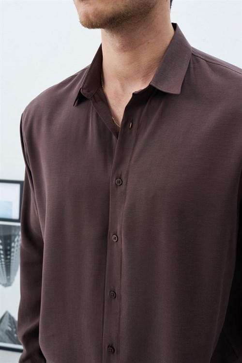Wholesale Mens Brown Shirt