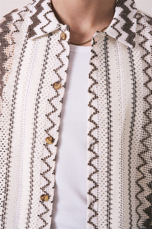 Wholesale Mens Brown Shirt