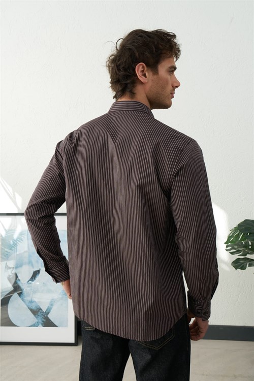 Wholesale Mens Brown Shirt