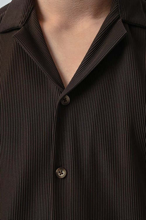 Wholesale Mens Brown Shirt