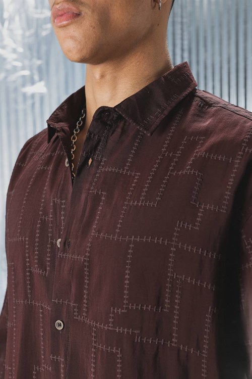 Wholesale Mens Brown Shirt