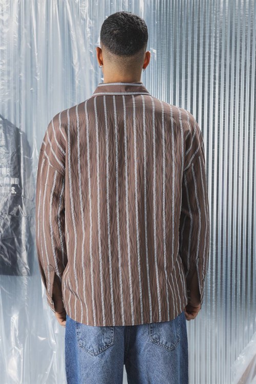 Wholesale Mens Brown Shirt