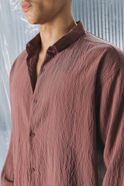 Wholesale Mens Brown Shirt