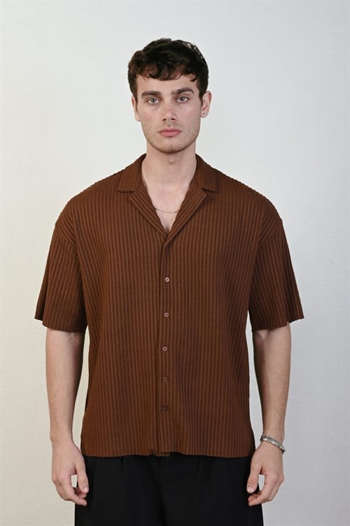 Wholesale Mens Brown Shirt